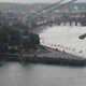 The Deutsches Eck as seen from the gondola.